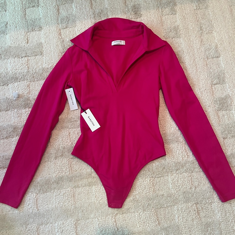 Aritzia Fuchsia Piece Bodysuit - NWT